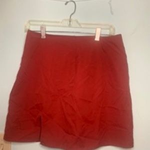 SHEIN Red Mini Skirt